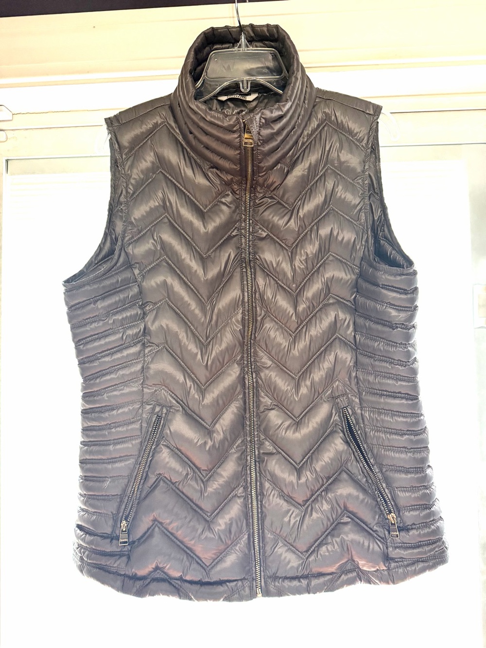 Calvin Klein silver puffy vest